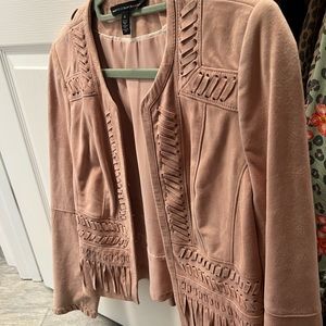 White House Black Market pink jacket size Small